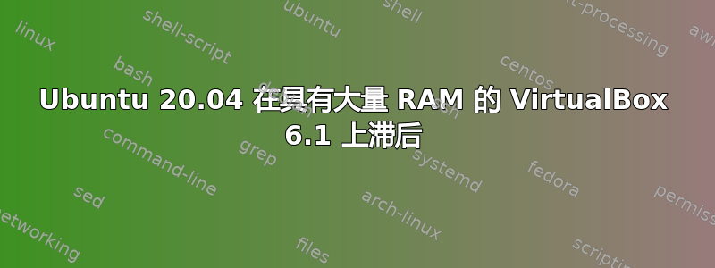 Ubuntu 20.04 在具有大量 RAM 的 VirtualBox 6.1 上滞后