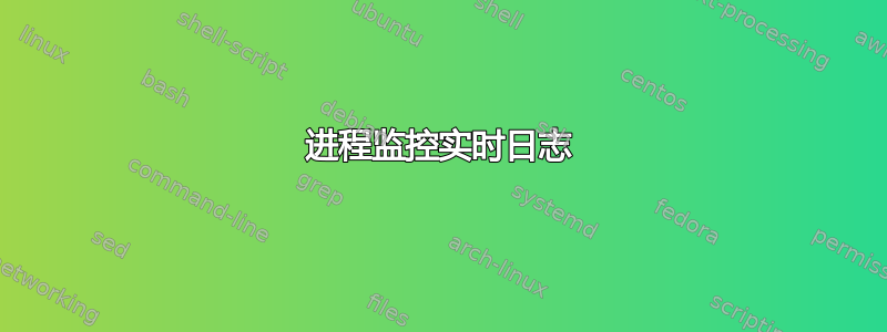 进程监控实时日志