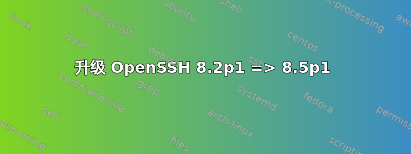 升级 OpenSSH 8.2p1 => 8.5p1