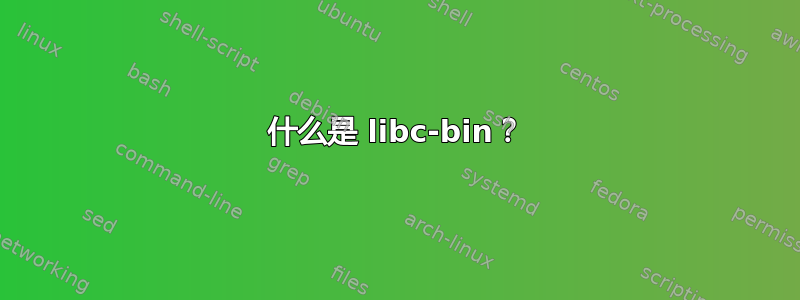 什么是 libc-bin？