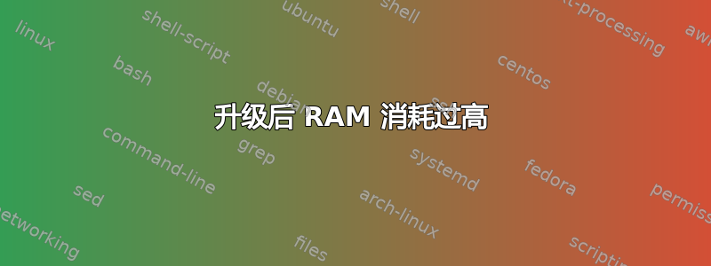 升级后 RAM 消耗过高