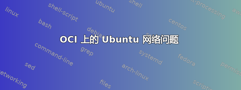 OCI 上的 Ubuntu 网络问题