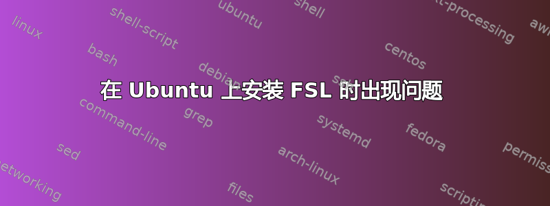 在 Ubuntu 上安装 FSL 时出现问题