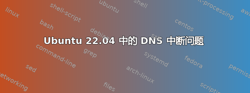 Ubuntu 22.04 中的 DNS 中断问题