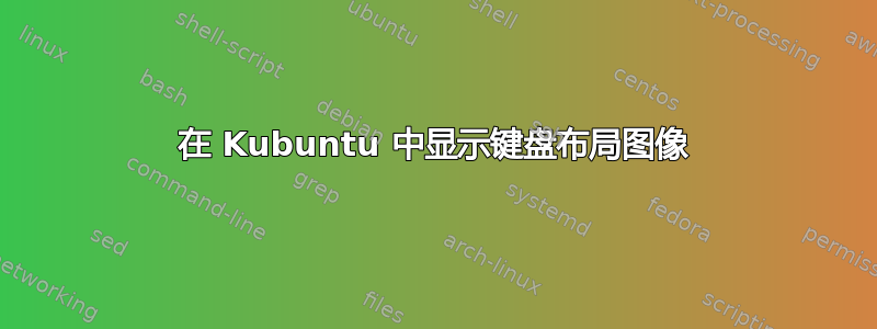 在 Kubuntu 中显示键盘布局图像