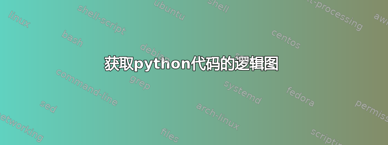 获取python代码的逻辑图