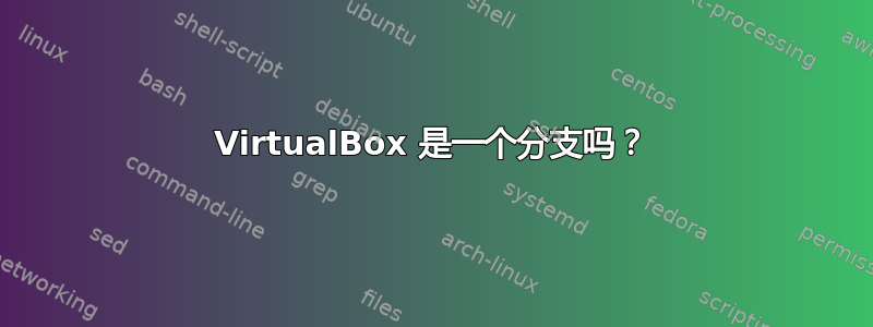 VirtualBox 是一个分支吗？