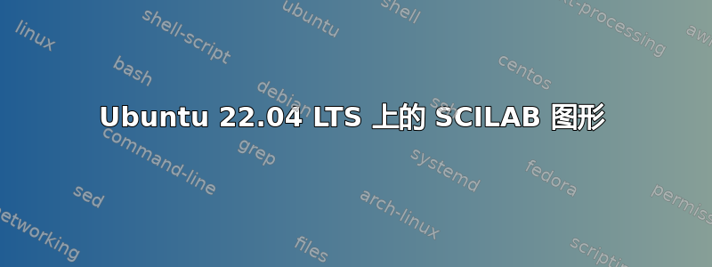 Ubuntu 22.04 LTS 上的 SCILAB 图形