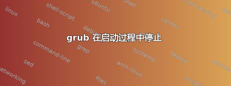 grub 在启动过程中停止