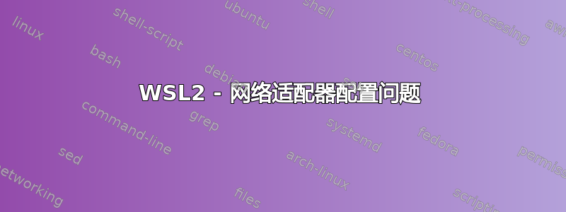 WSL2 - 网络适配器配置问题