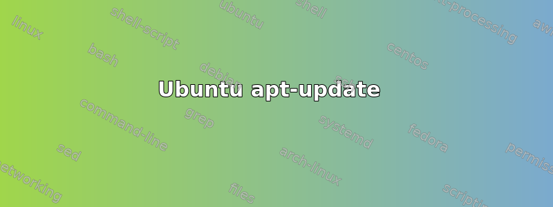 Ubuntu apt-update 