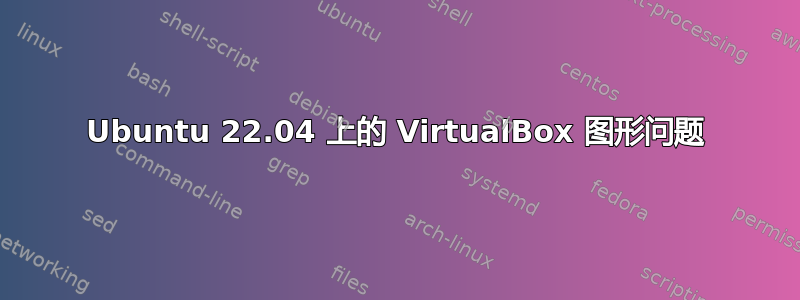 Ubuntu 22.04 上的 VirtualBox 图形问题