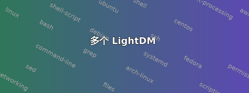 多个 LightDM