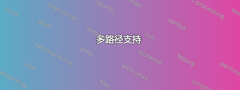 多路径支持