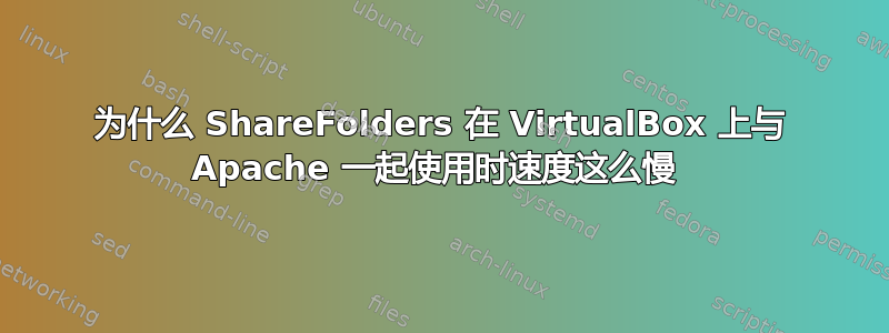 为什么 ShareFolders 在 VirtualBox 上与 Apache 一起使用时速度这么慢 