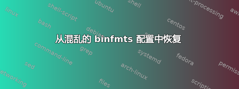 从混乱的 binfmts 配置中恢复