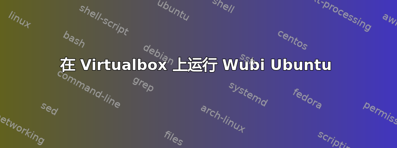 在 Virtualbox 上运行 Wubi Ubuntu