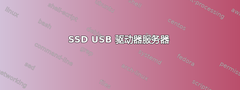 SSD USB 驱动器服务器