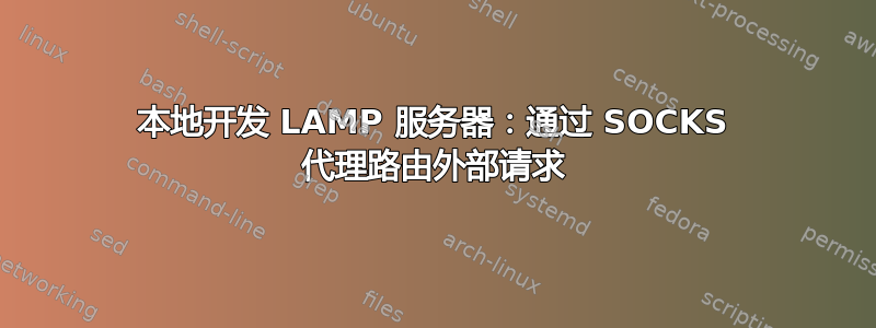 本地开发 LAMP 服务器：通过 SOCKS 代理路由外部请求