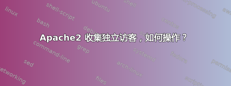 Apache2 收集独立访客，如何操作？