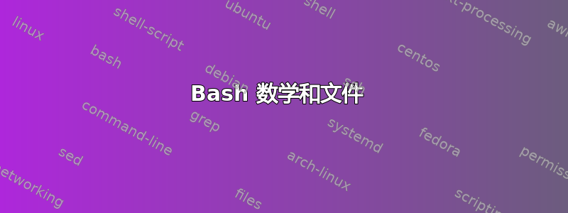 Bash 数学和文件 