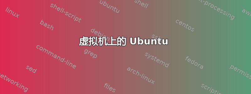 虚拟机上的 Ubuntu