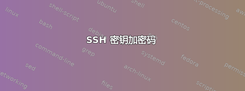 SSH 密钥加密码