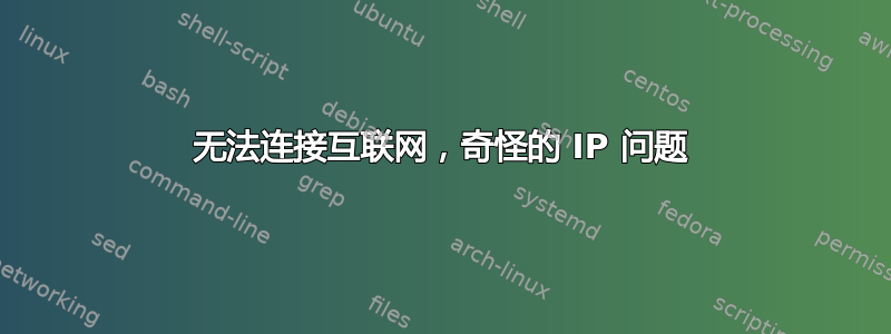 无法连接互联网，奇怪的 IP 问题