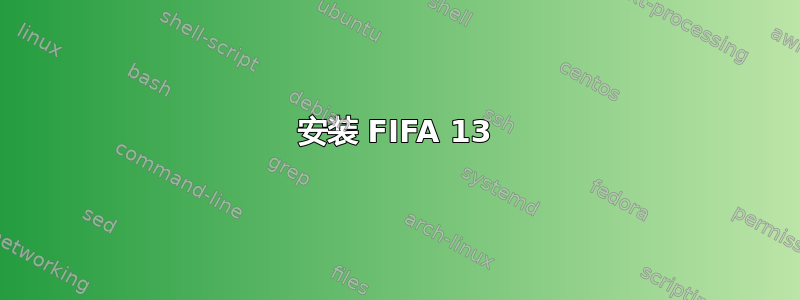 安装 FIFA 13