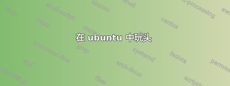 在 ubuntu 中玩头