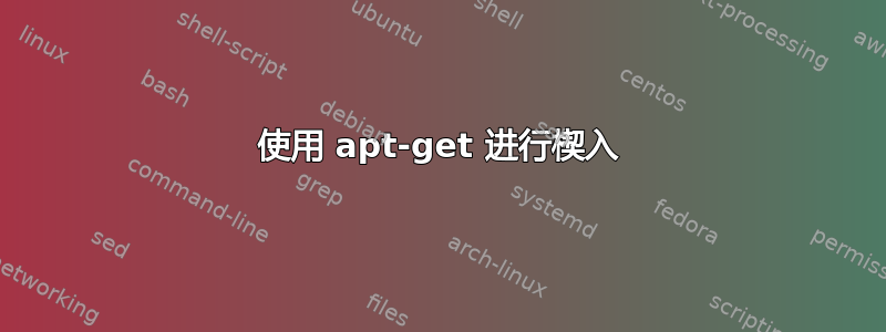 使用 apt-get 进行楔入