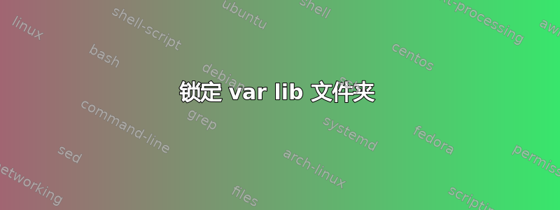 锁定 var lib 文件夹