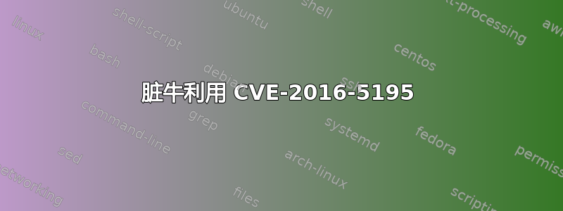 脏牛利用 CVE-2016-5195