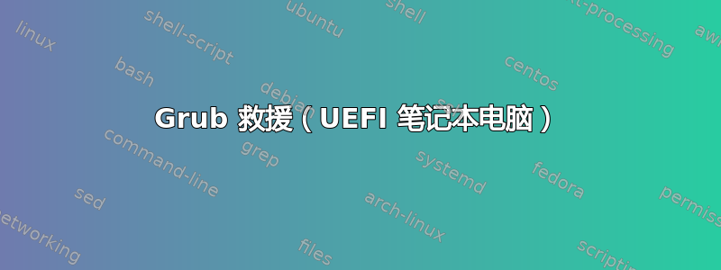 Grub 救援（UEFI 笔记本电脑）