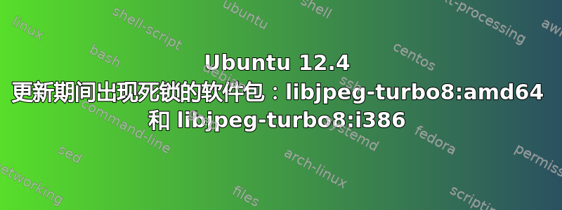 Ubuntu 12.4 更新期间出现死锁的软件包：libjpeg-turbo8:amd64 和 libjpeg-turbo8:i386