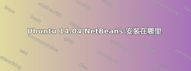 Ubuntu 14.04 NetBeans 安装在哪里