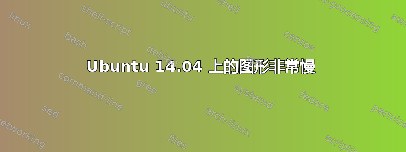 Ubuntu 14.04 上的图形非常慢