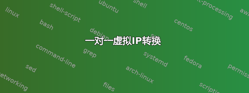 一对一虚拟IP转换