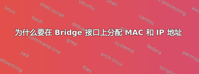 为什么要在 Bridge 接口上分配 MAC 和 IP 地址