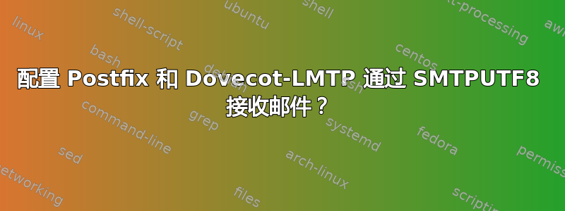 配置 Postfix 和 Dovecot-LMTP 通过 SMTPUTF8 接收邮件？