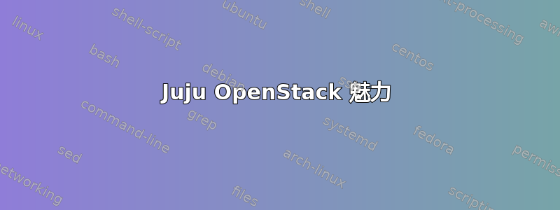 Juju OpenStack 魅力