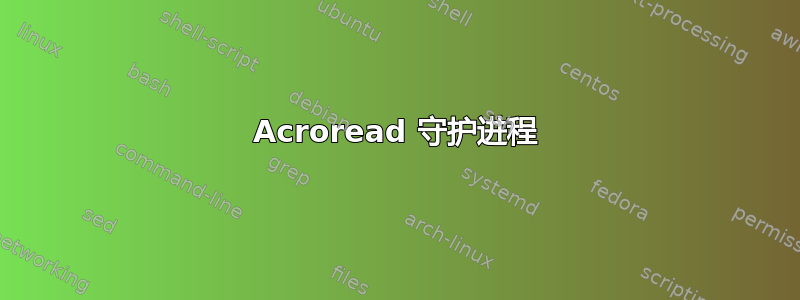 Acroread 守护进程