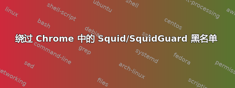 绕过 Chrome 中的 Squid/SquidGuard 黑名单