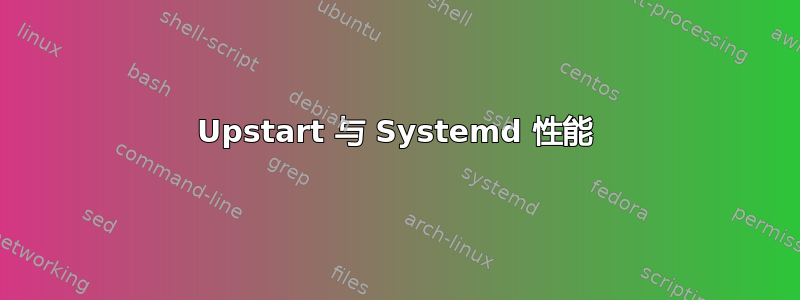 Upstart 与 Systemd 性能