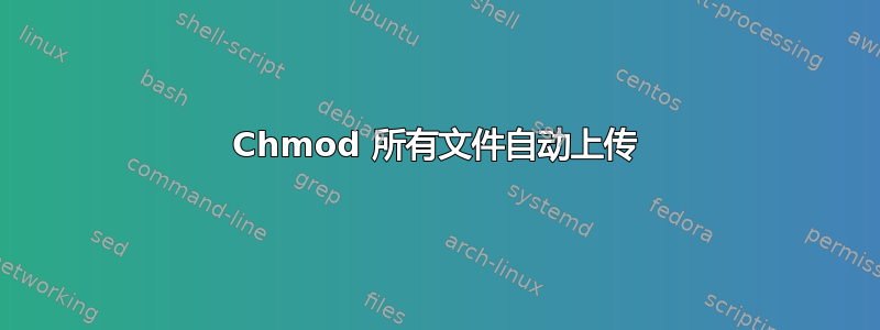 Chmod 所有文​​件自动上传