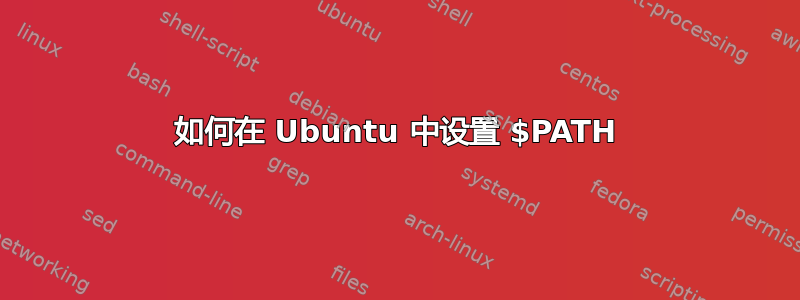 如何在 Ubuntu 中设置 $PATH