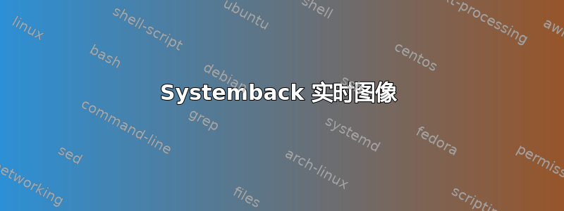 Systemback 实时图像