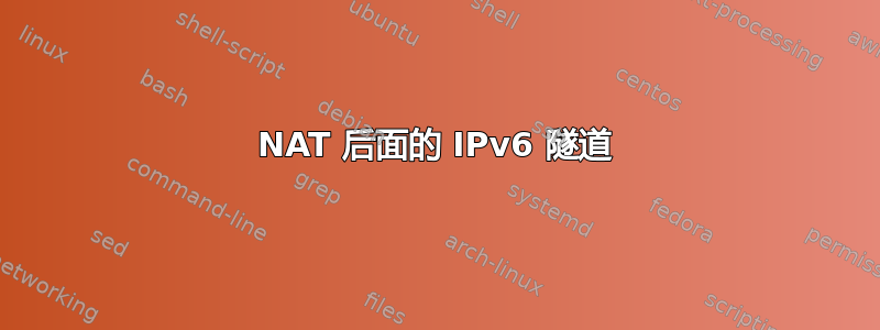 NAT 后面的 IPv6 隧道