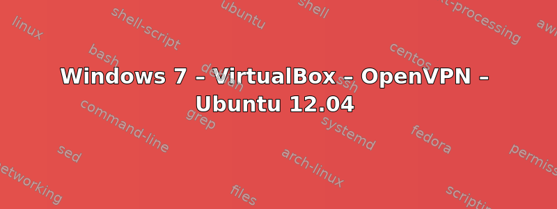 Windows 7 – VirtualBox – OpenVPN – Ubuntu 12.04