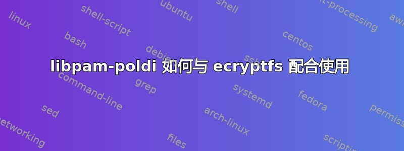 libpam-poldi 如何与 ecryptfs 配合使用